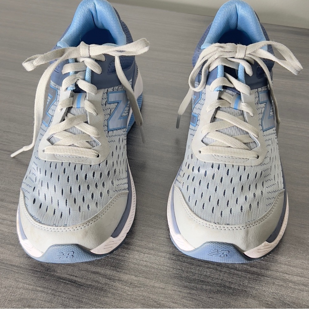 New Balance Womens 847 V4 WW847LG4 Gray Blue Running Shoes Sneakers Size 10 - Picture 2 of 7